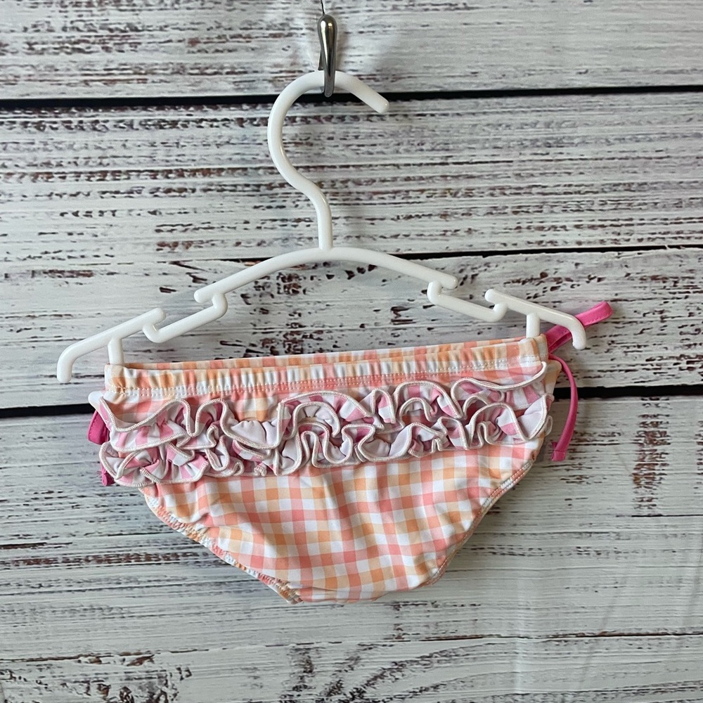 Cheeky Plum // Floral Stripe and Gingham Baby Swimsuit Set - Picture 5 of 5